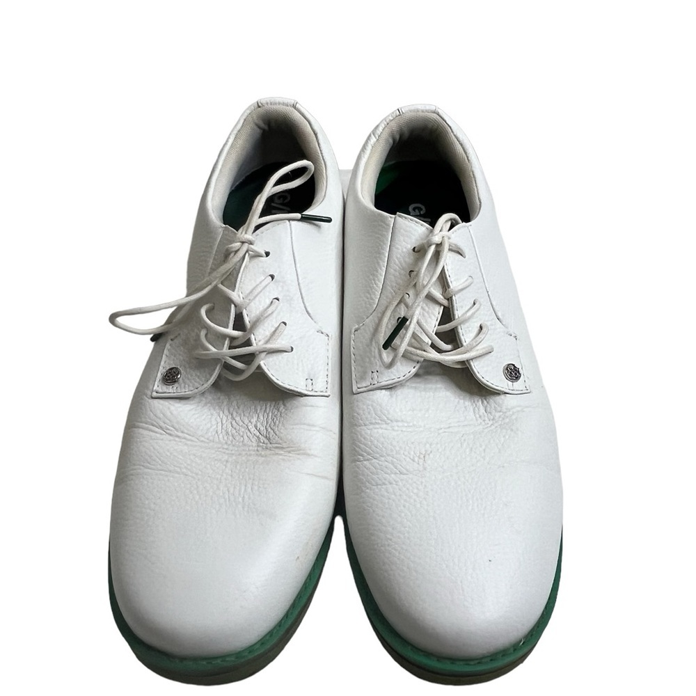 G/Fore Golf Shoes Gallivanter White Pebble Leather Lace Up Men’s size 12